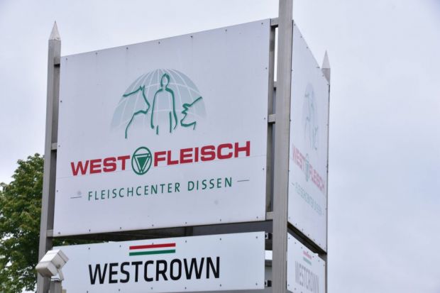 Seit Mittwochabend steht der Betrieb in Dissen unter einer mindestens zweiwöchigen Quarantäne. Seit Mittwochabend steht der Betrieb in Dissen unter einer mindestens zweiwöchigen Quarantäne.