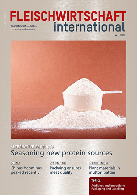 FLEISCHWIRTSCHAFT international 4/2018 FLEISCHWIRTSCHAFT international 4/2018